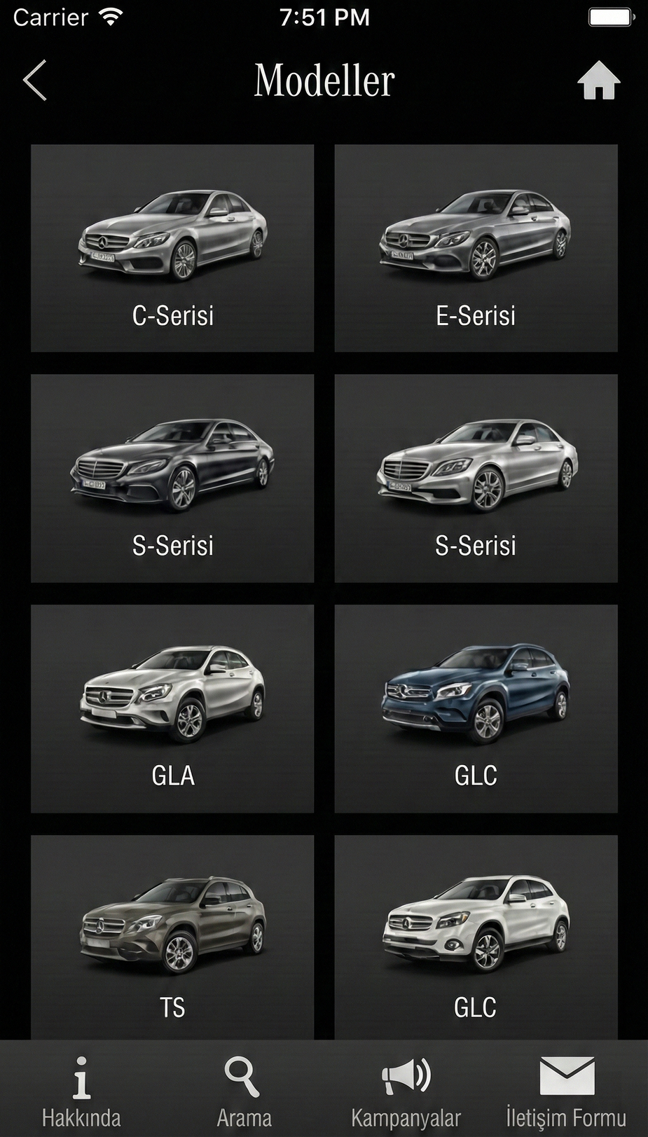 Mercedes Catalogue automotive showcase app