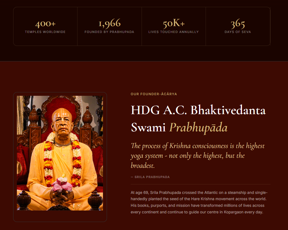 ISKCON Kopargaon — product screenshot