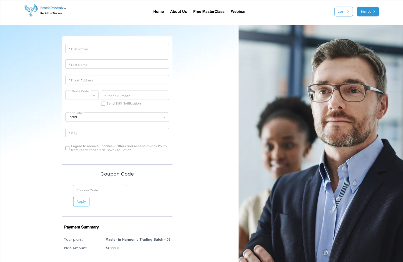 Stock Phoenix programs page.