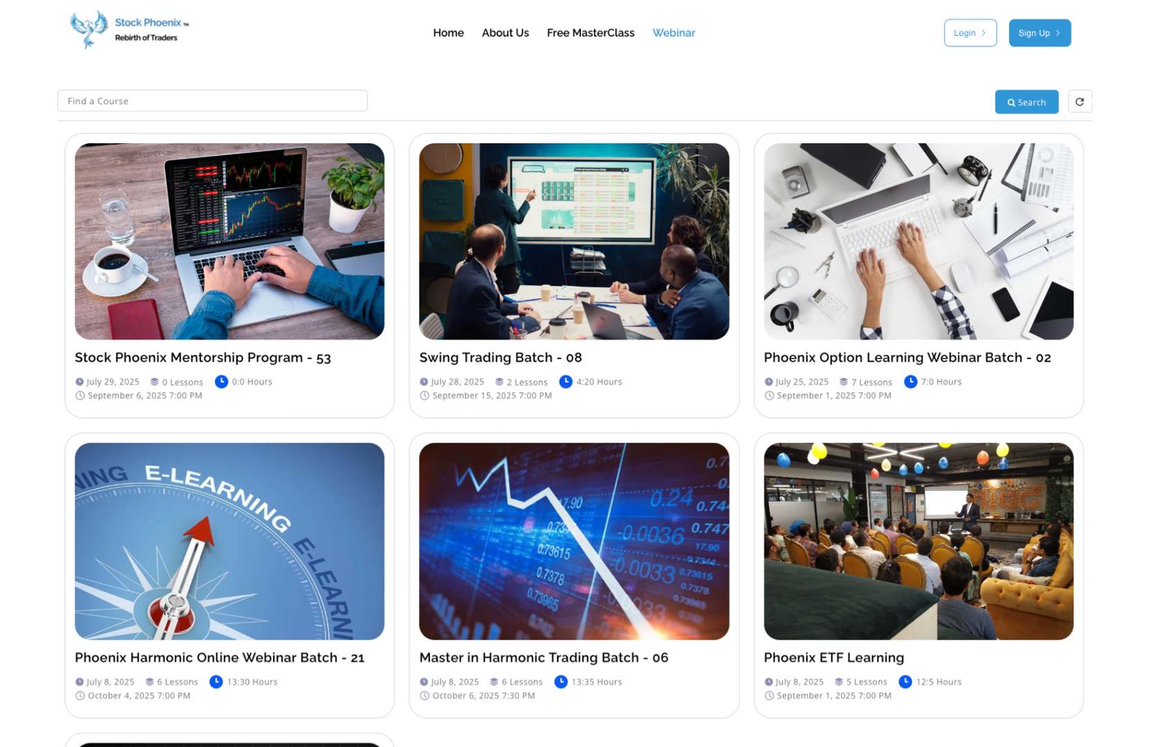 Stock Phoenix mentor profiles.